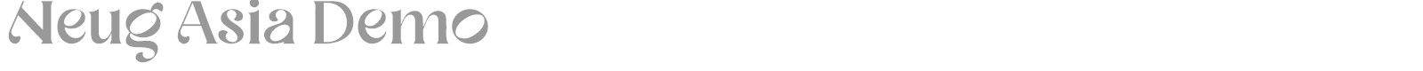 Neug Asia Script font preview